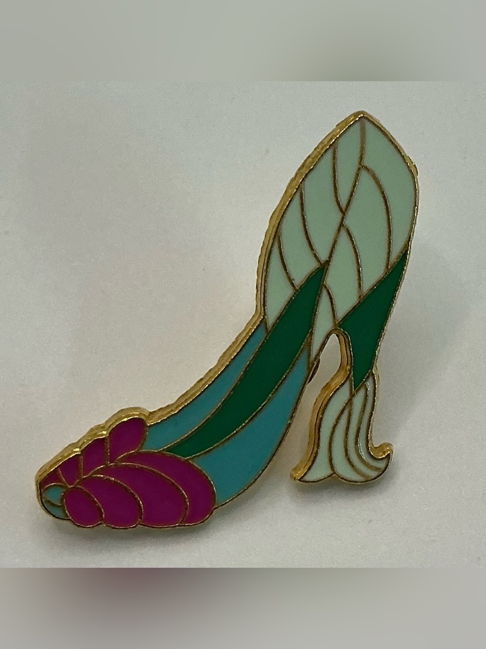 DISNEY PARKS THE LITTLE MERMAID ARIEL HIGH HEEL PIN FROM DESIGNER SHOES SERIES